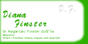 diana finster business card